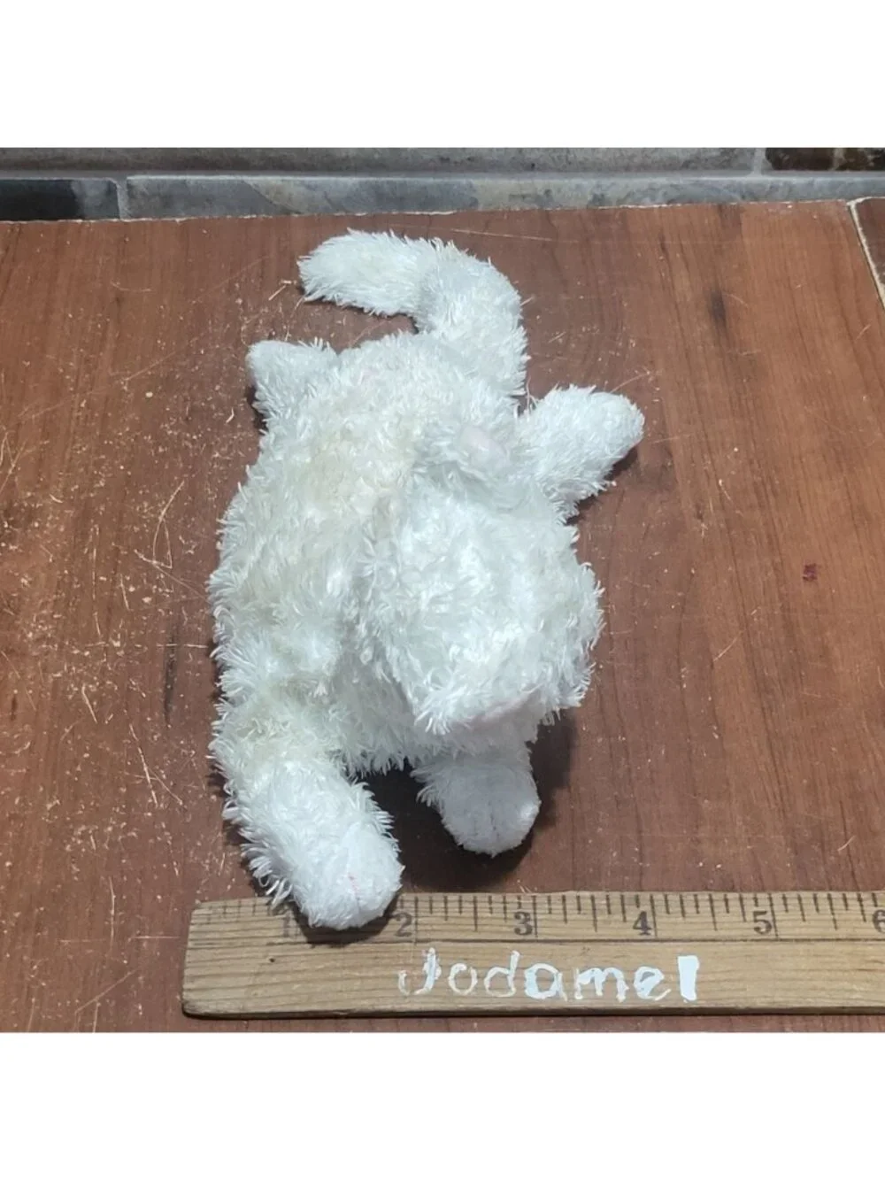 Vintage Ty Beanie Baby Starlett White Cat 2001 Retired Stuffed Animal No Tag